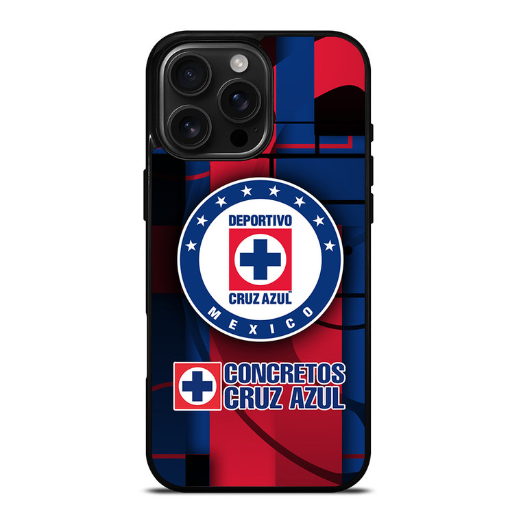 CRUZ AZUL SOCCER LOGO iPhone 16 Pro Max Case Cover