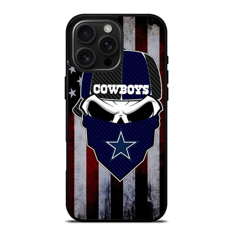 DALLAS COWBOYS SKULL LOGO iPhone 16 Pro Max Case Cover