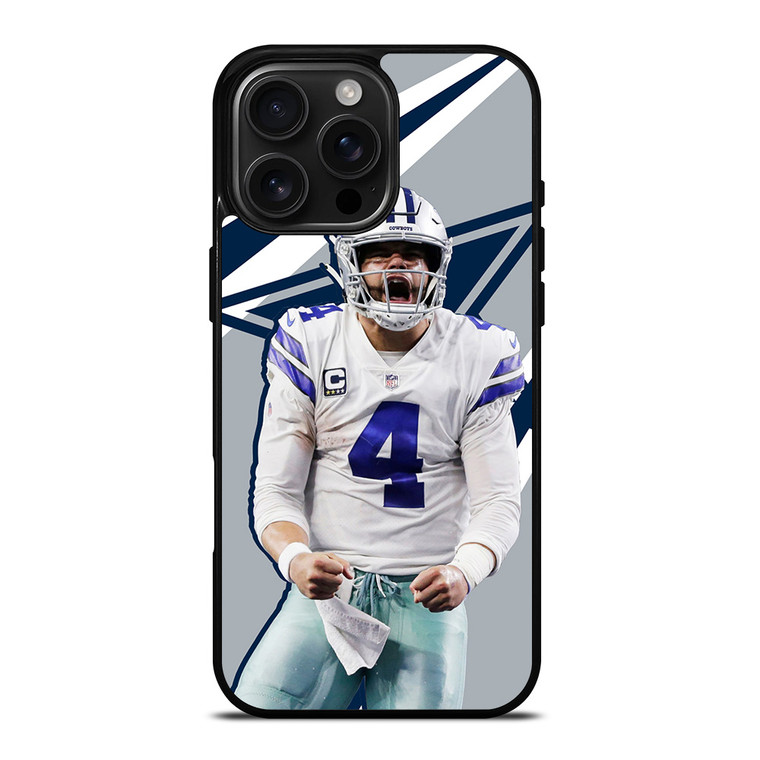 DARK PRESCOTT DALLAS COWBOYS iPhone 16 Pro Max Case Cover