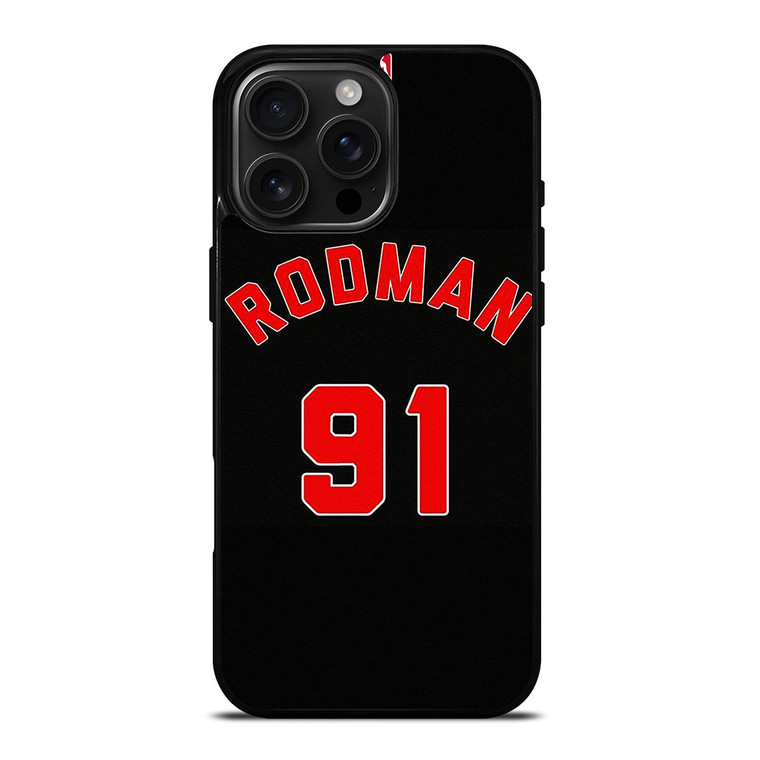 DENNIS RODMAN CHICAGO BULLS iPhone 16 Pro Max Case Cover