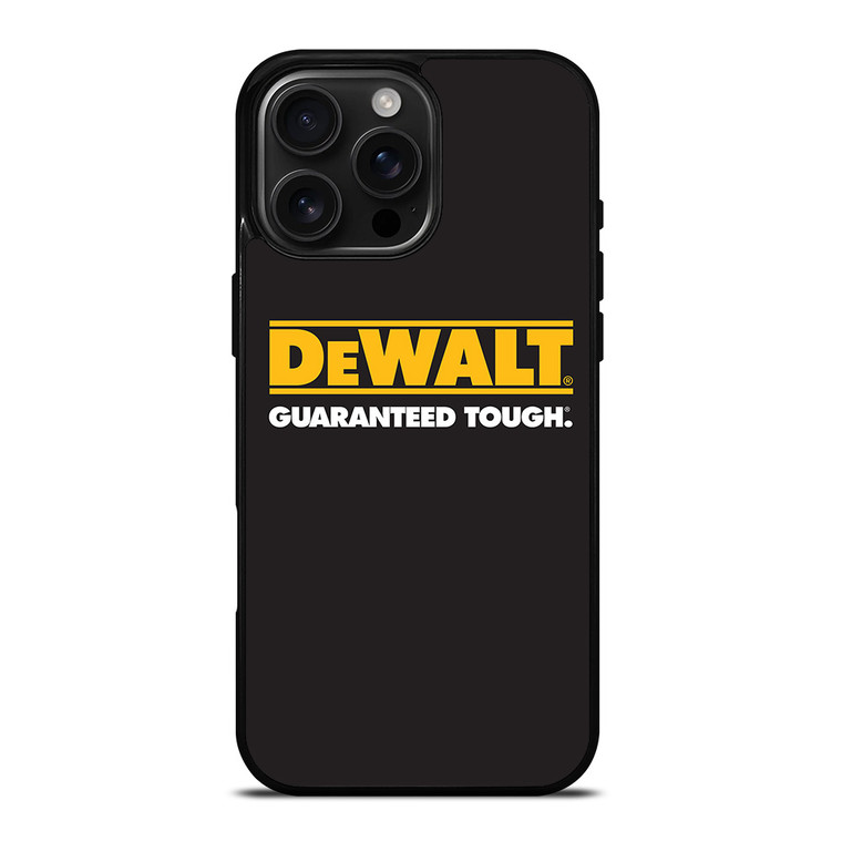 DEWAL LOGO GUARANTEED TOUGH iPhone 16 Pro Max Case Cover