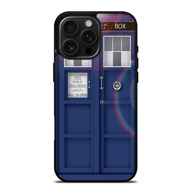 DOCTOR WHO PUBLIC CALL BOX iPhone 16 Pro Max Case Cover