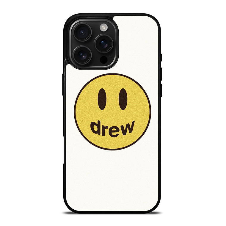 DREW SMILEY FACE LOGO iPhone 16 Pro Max Case Cover