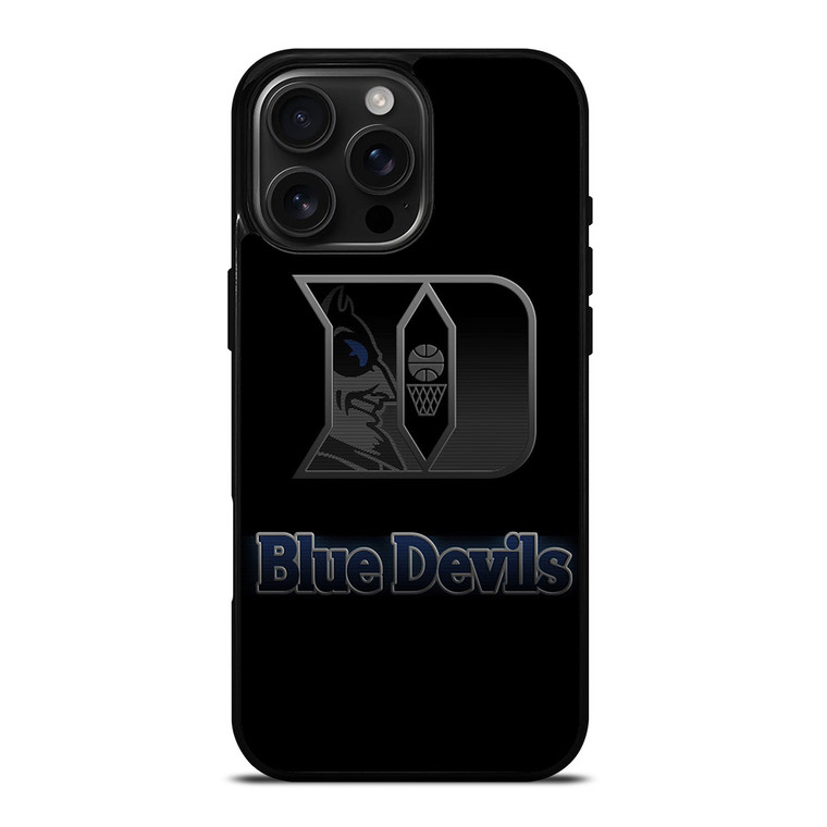 DUKE BLUE DEVILS LOGO NBA iPhone 16 Pro Max Case Cover