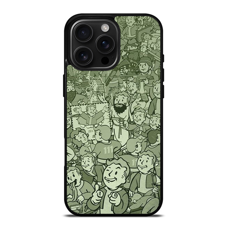 FALLOUT VAULT BOY ALL CHARACTER  iPhone 16 Pro Max Case Cover