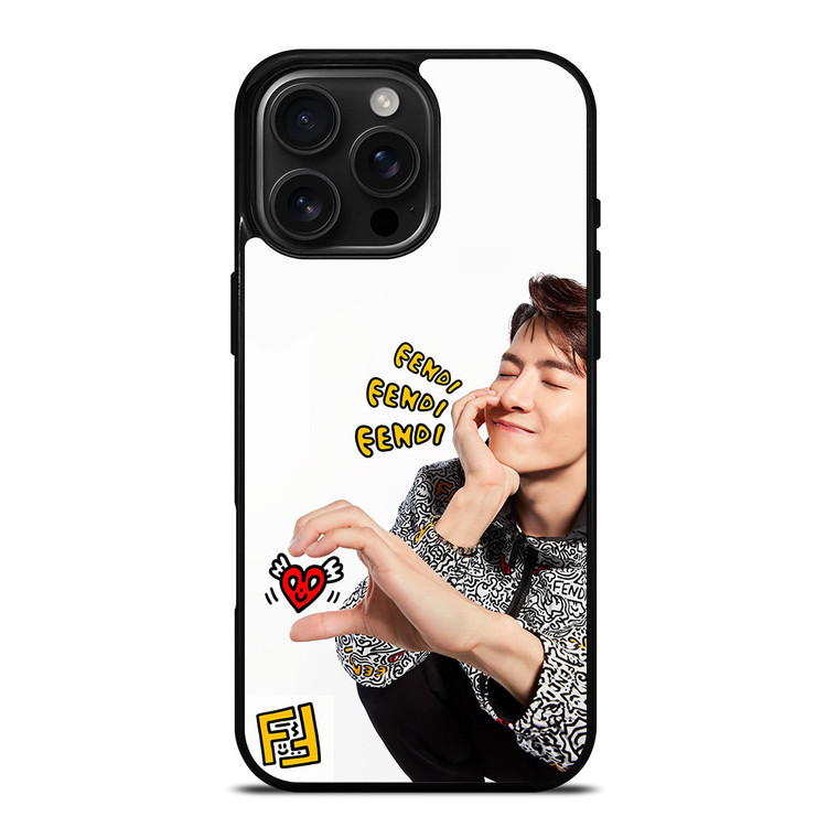 FENDI ROMA JACKSON WANG GOT7 iPhone 16 Pro Max Case Cover
