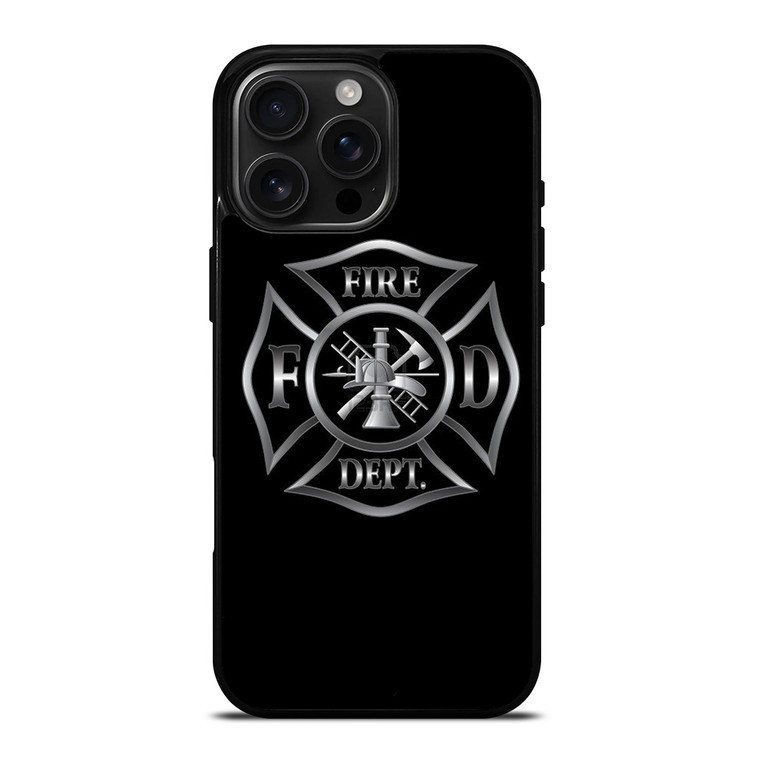 FIREFIGHTER FIREMAN LOGO iPhone 16 Pro Max Case Cover