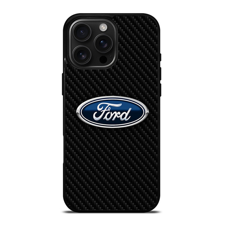 FORD CARBON LOGO iPhone 16 Pro Max Case Cover