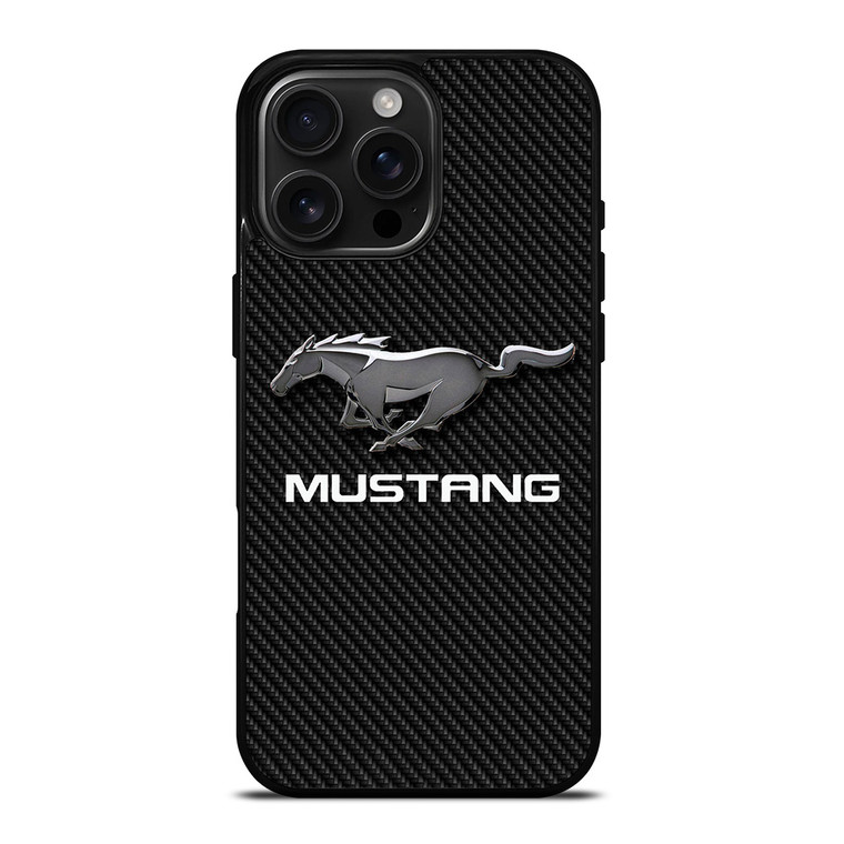 FORD MUSTANG CARBOON iPhone 16 Pro Max Case Cover