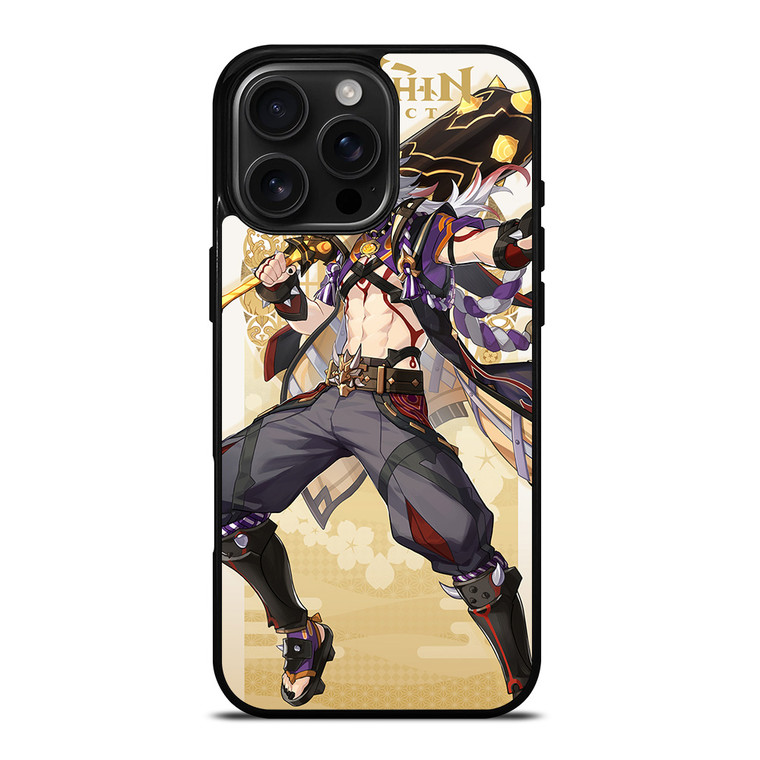GENSHIN IMPACT ARATAKI ITTO iPhone 16 Pro Max Case Cover