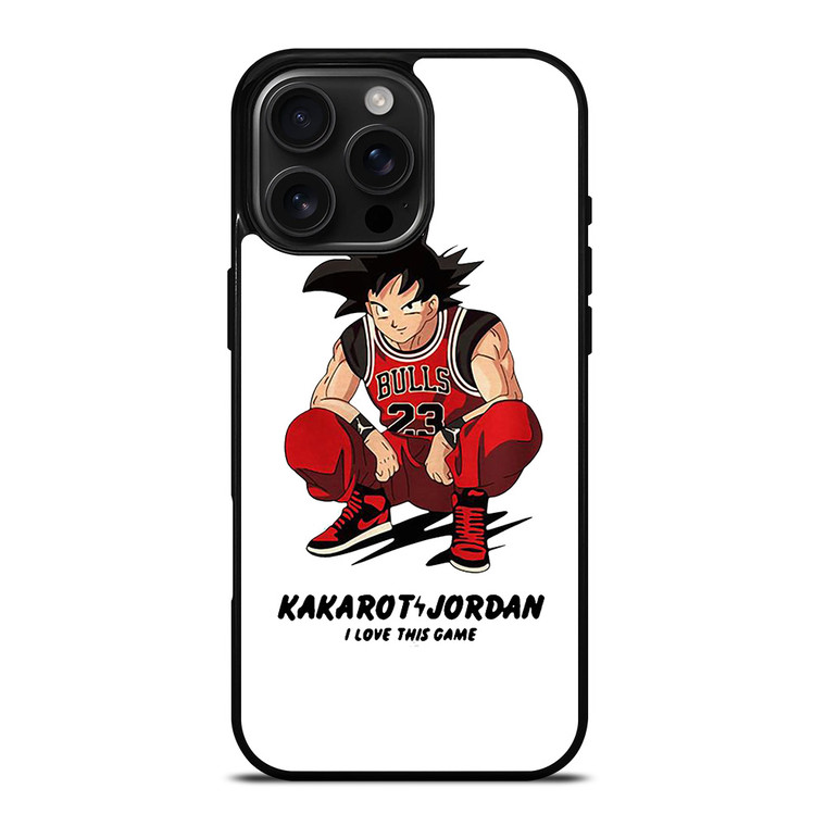 GOKU CHICAGO BULLS KAKAROT JORDAN iPhone 16 Pro Max Case Cover