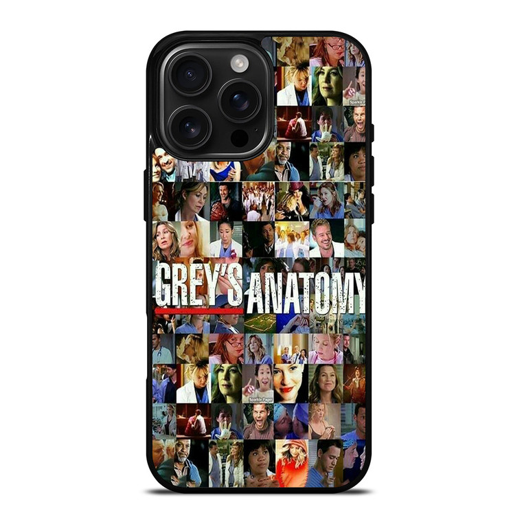 GREY'S ANATOMY COLLAGE iPhone 16 Pro Max Case Cover