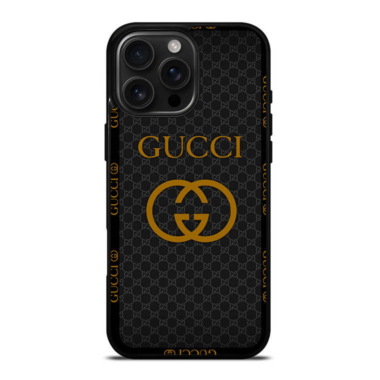 GUCCI ROUND PATTERN iPhone 16 Pro Max Case Cover