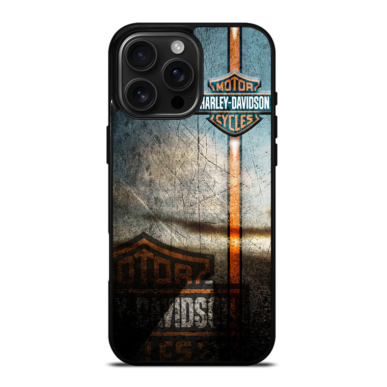 HARLEY DAVIDSON GRUNGE LOGO iPhone 16 Pro Max Case Cover