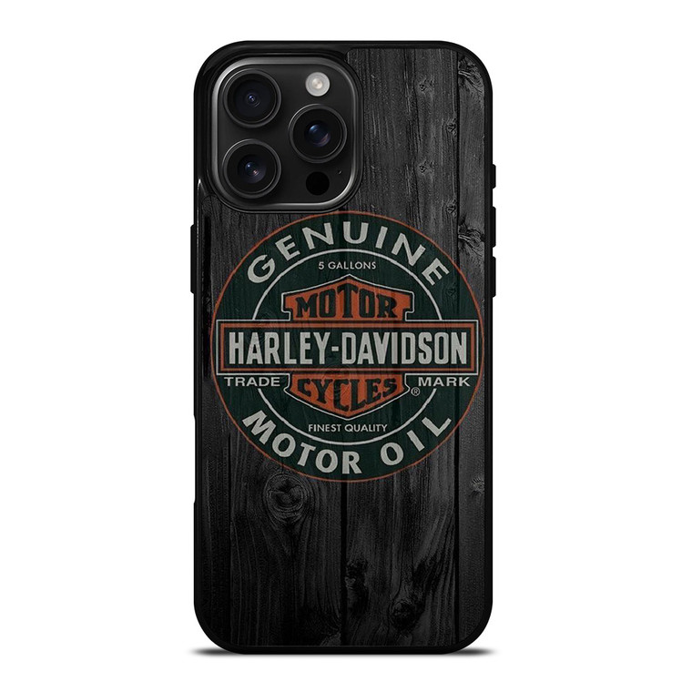 HARLEY DAVIDSON OIL BADGE iPhone 16 Pro Max Case Cover