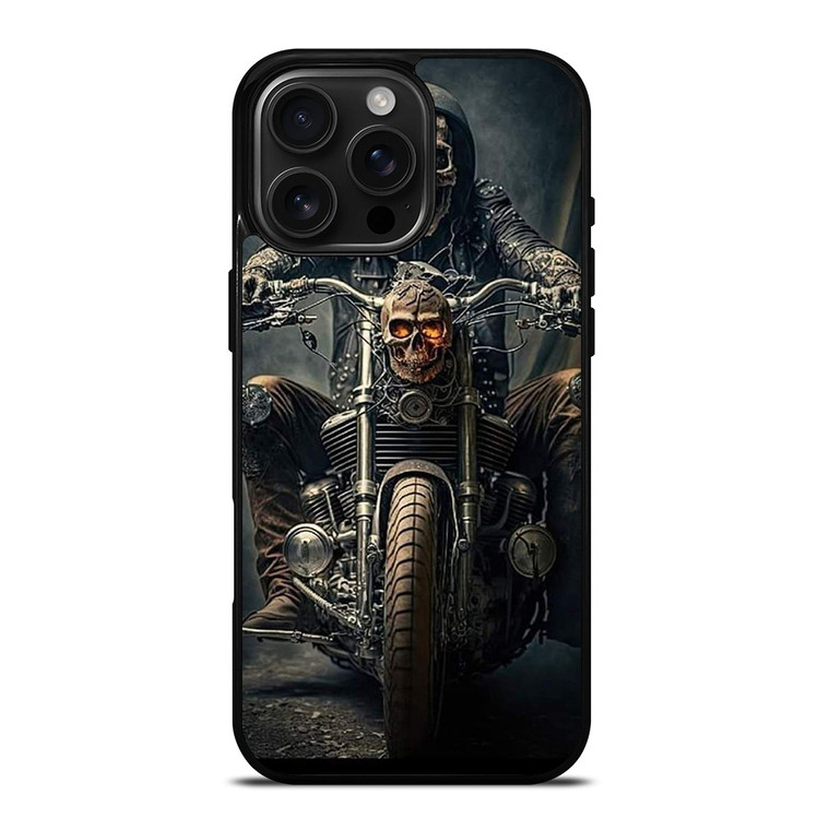HARLEY DAVIDSON SKULL ACT iPhone 16 Pro Max Case Cover