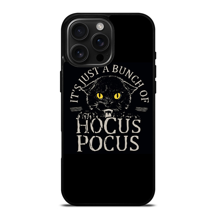 HOCUS POCUS BLACK CAT iPhone 16 Pro Max Case Cover