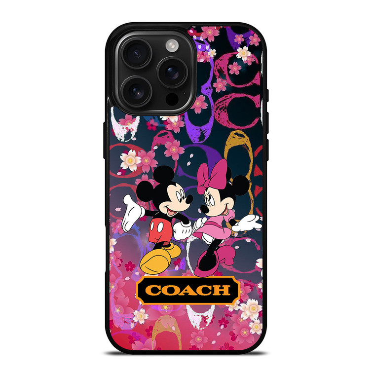 HOT COACH MICKEY COUPLE iPhone 16 Pro Max Case Cover