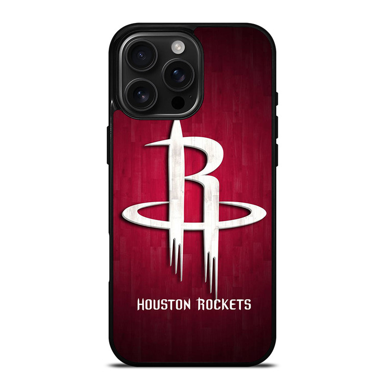 HOUSTON ROCKETS WOODEN LOGO 2 iPhone 16 Pro Max Case Cover