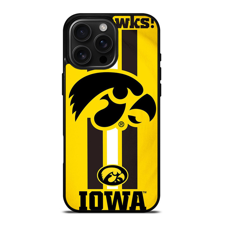 IOWA HAWKEYES FLAG iPhone 16 Pro Max Case Cover