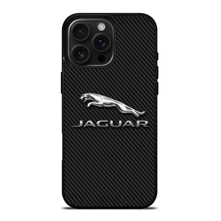 JAGUAR LOGO CARBON iPhone 16 Pro Max Case Cover