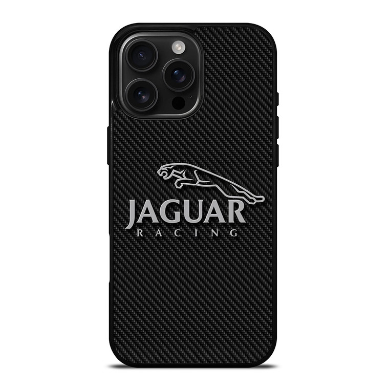 JAGUAR RACING CARBON LOGO iPhone 16 Pro Max Case Cover