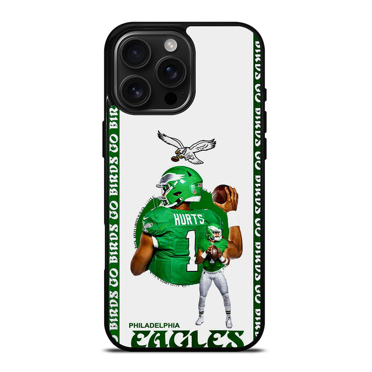 JALEN HURTS PHILADELPHIA STRIPE iPhone 16 Pro Max Case Cover