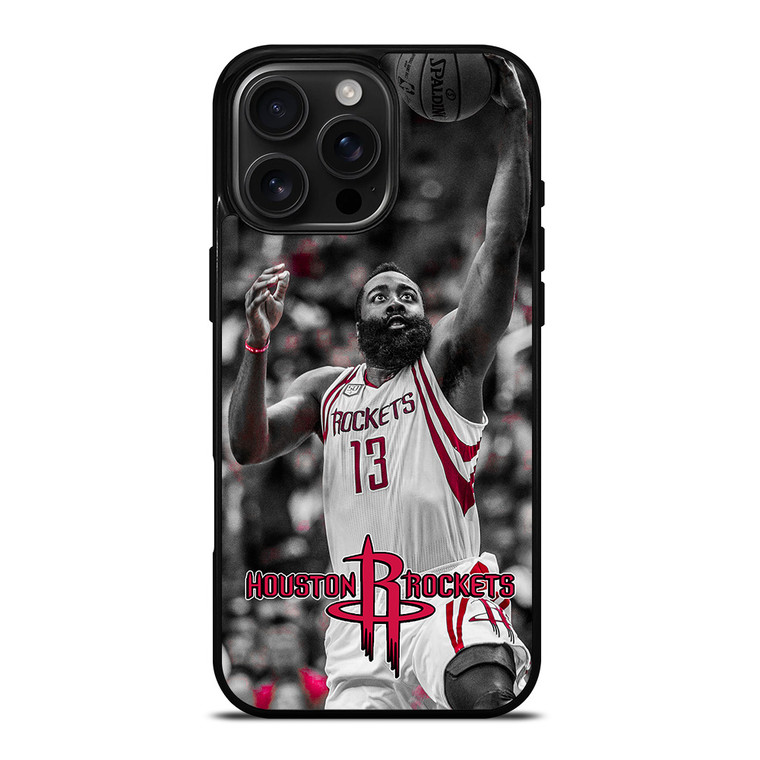 JAMES HARDEN DUNK HOUSTON ROCKETS iPhone 16 Pro Max Case Cover
