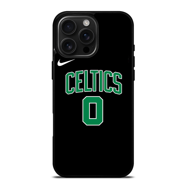JASON TATUM BOSTON CELTICS BLACK iPhone 16 Pro Max Case Cover