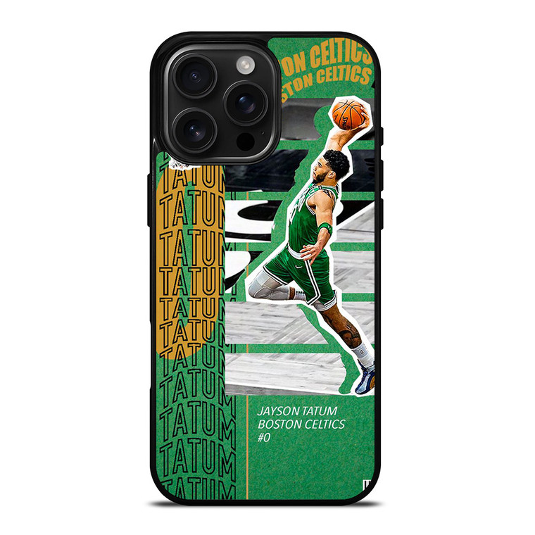 JAYSON TATUM DUNK BOSTON CELTICS iPhone 16 Pro Max Case Cover