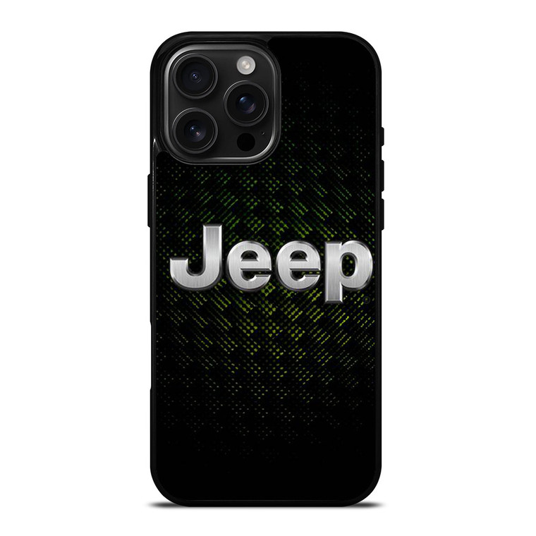 JEEP METAL LOGO iPhone 16 Pro Max Case Cover
