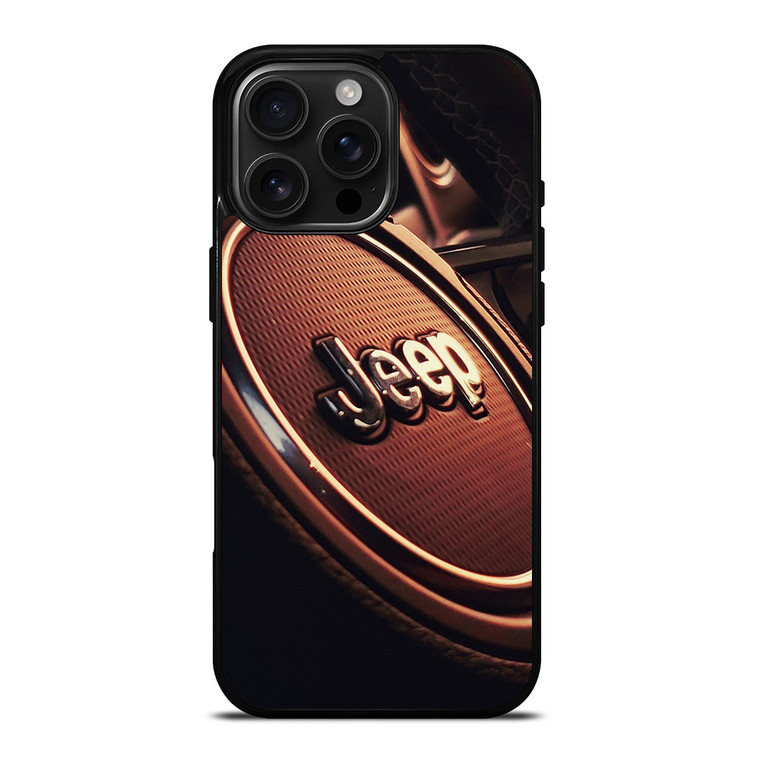 JEEP STEERING WHEEL LOGO iPhone 16 Pro Max Case Cover