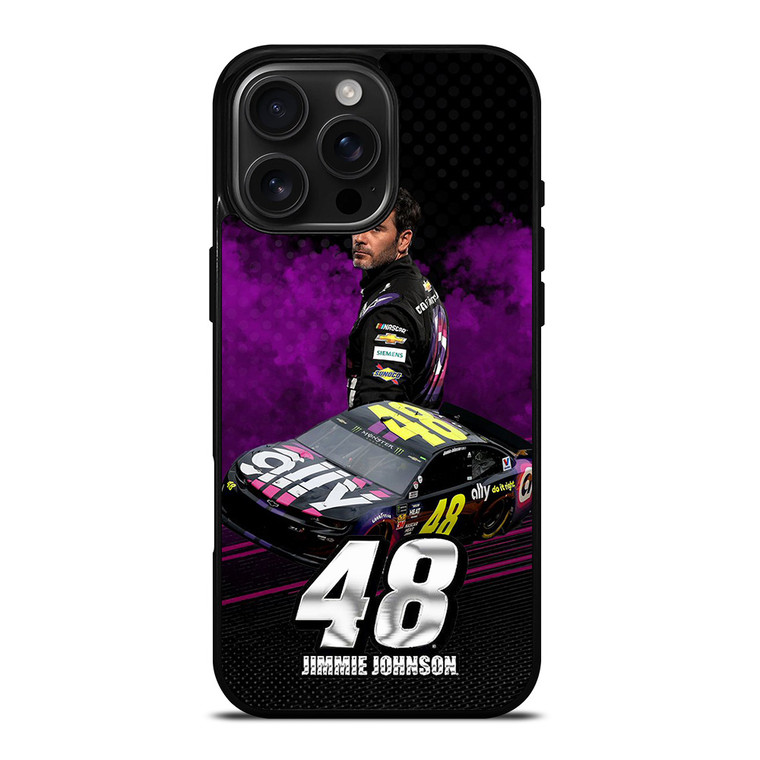 JIMMIE JOHNSON 48 NASCAR iPhone 16 Pro Max Case Cover