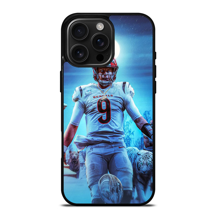 JOE BURROW CINCINNATI BENGALS TIGER iPhone 16 Pro Max Case Cover