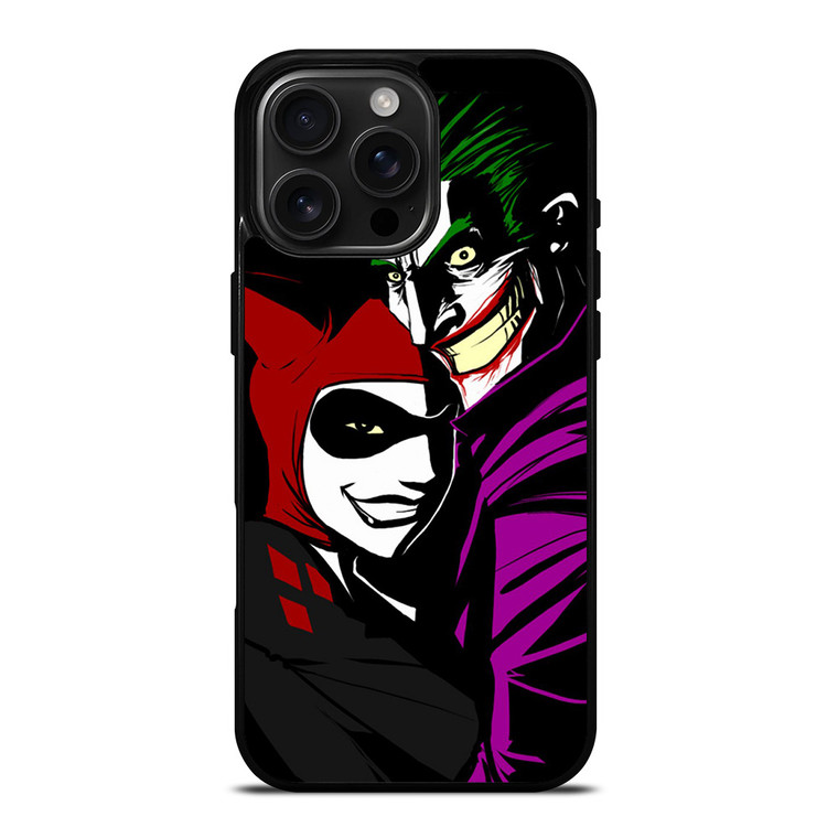 JOKER AND HARLEY QUINN CARTOON iPhone 16 Pro Max Case Cover