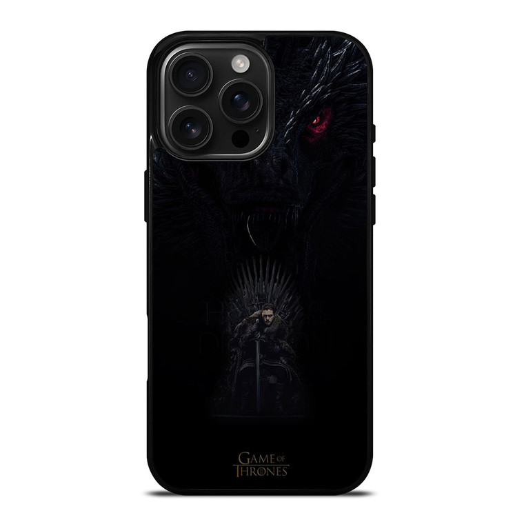 JON SNOW WOLF NIGHT iPhone 16 Pro Max Case Cover