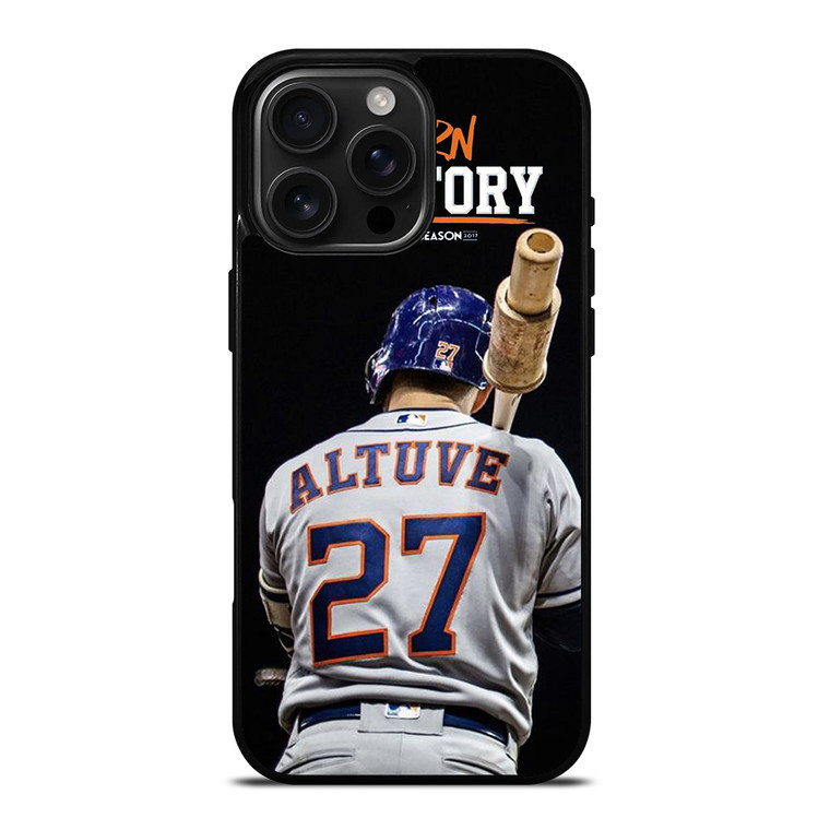 JOSE ALTUVE 27 HOUSTON ASTROS iPhone 16 Pro Max Case Cover