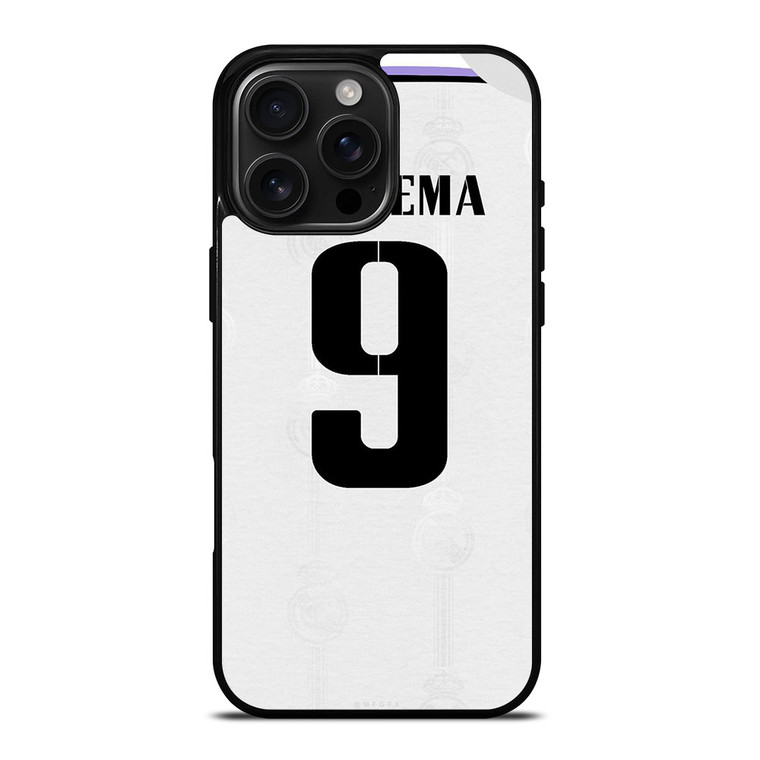 KARIM BENZEMA REAL MADRID 2022 KIT iPhone 16 Pro Max Case Cover