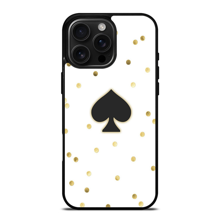 KATE SPADE NEW YORK LOGO GOLD iPhone 16 Pro Max Case Cover