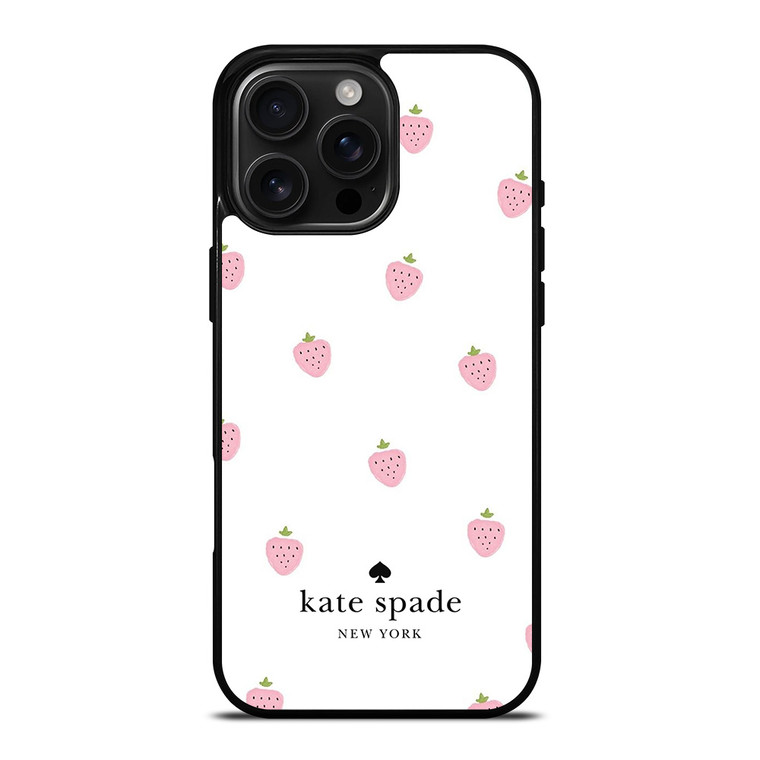 KATE SPADE NEW YORK PINK STRAWBERRY iPhone 16 Pro Max Case Cover