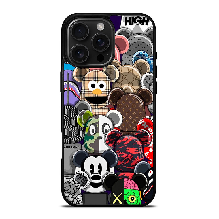 KAWS ALL CHARACTER ICON iPhone 16 Pro Max Case Cover