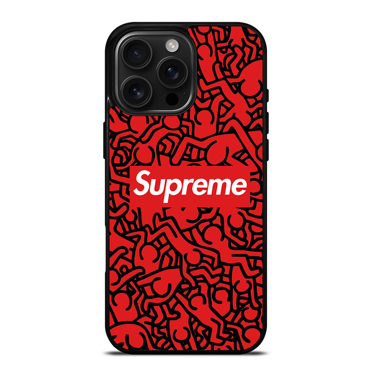 KEITH HARING SUPREME ART iPhone 16 Pro Max Case Cover