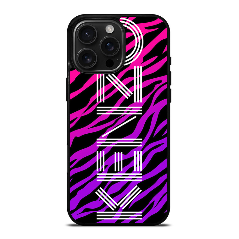 KENZO PARIS TIGER PURPLE iPhone 16 Pro Max Case Cover