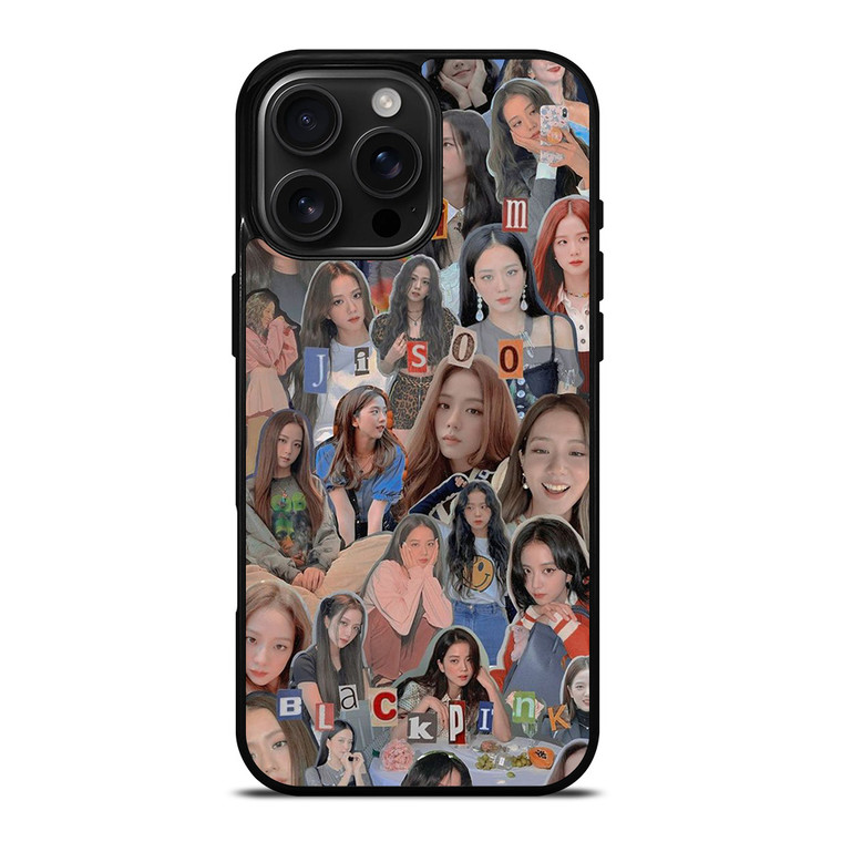 KIM JISOO BLACKPINK CUTE COLLAGE iPhone 16 Pro Max Case Cover