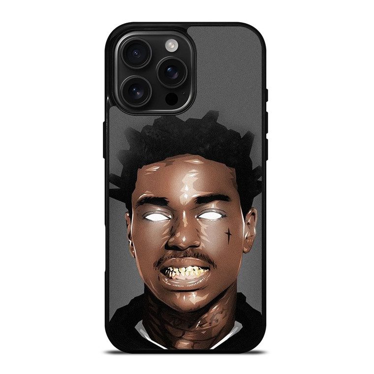 KODAK BLACK RAPPER CARTOON 2 iPhone 16 Pro Max Case Cover