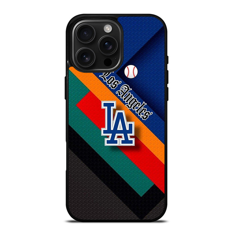 LA DODGERS NEW ERA STRIPS iPhone 16 Pro Max Case Cover LA DODGERS NEW ERA STRIPS iPhone 16 Pro Max Case Cover