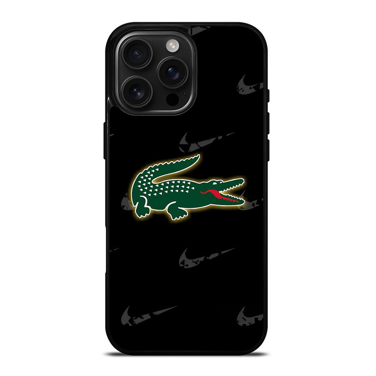 LACOSTE X NIKE PATTERN iPhone 16 Pro Max Case Cover
