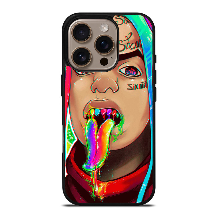 6IX9INE SIX NINE FACE iPhone 16 Pro Case Cover 6IX9INE SIX NINE FACE iPhone 16 Pro Case Cover