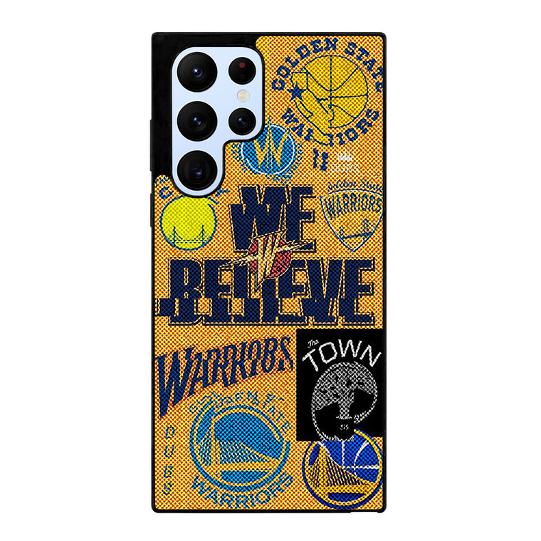 GOLDEN STATE WARRIORS NBA BASKETBALL COLLAGE Samsung Galaxy S22 Ultra Case Cover