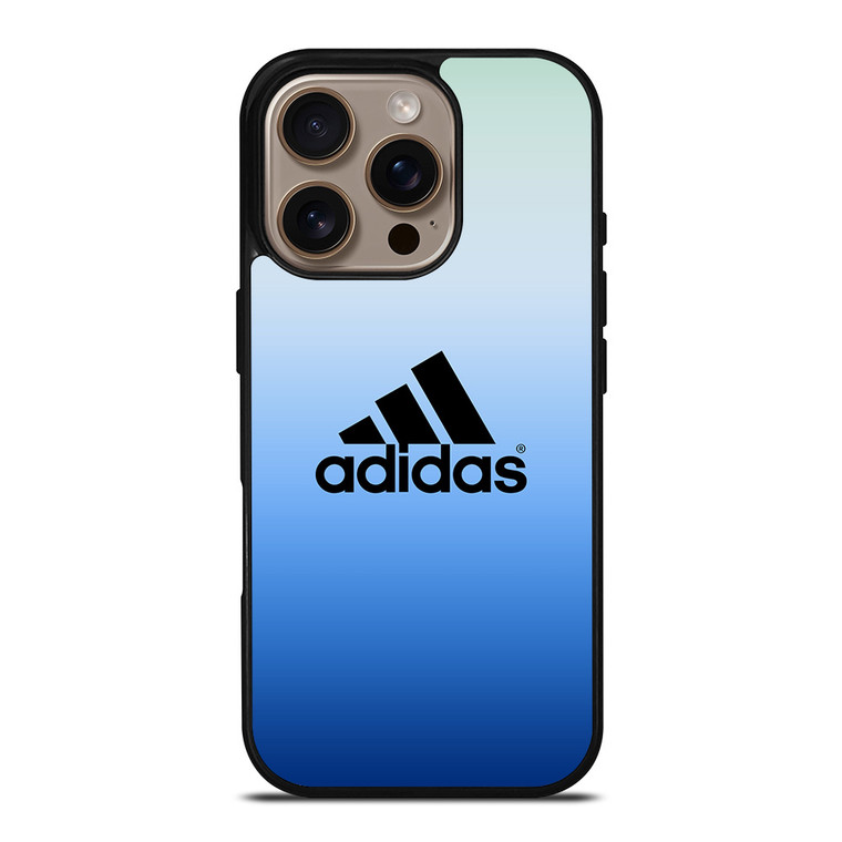 ADIDAS BLUE SKY LOGO iPhone 16 Pro Case Cover